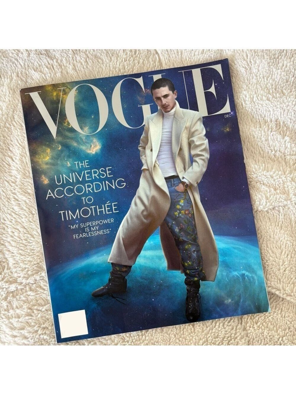 Vogue Magazine December 2025 Issue - Timothée Chalamet